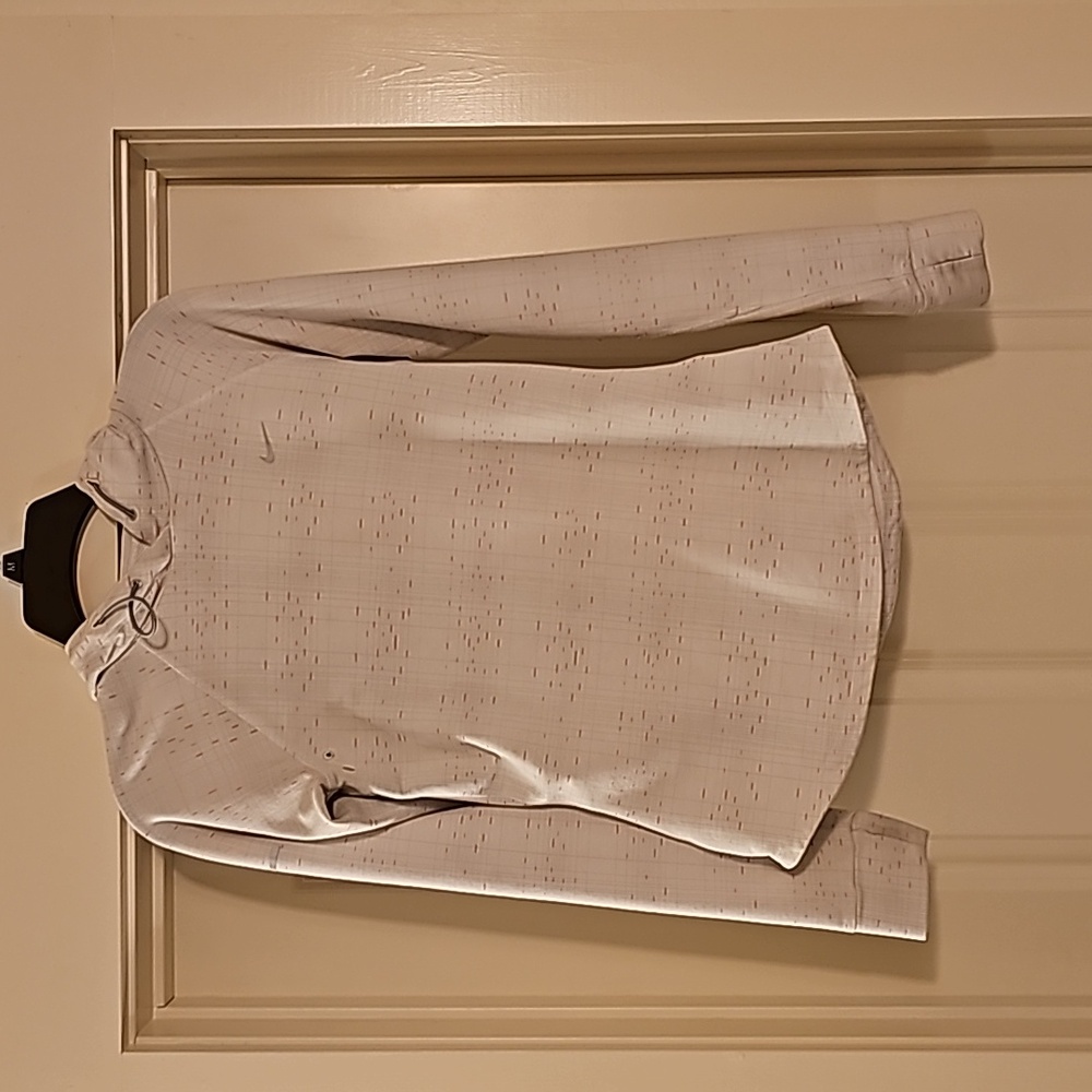 Nike Dri Fit Sweatshirt - Small White and Pink